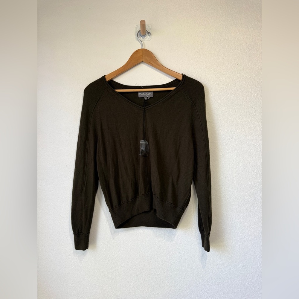 Michael Stars Java Lightweight Sweater Top Size M - image 4